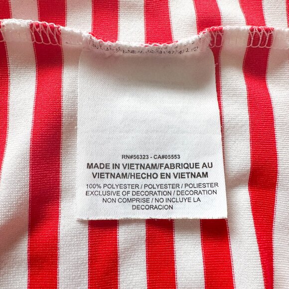 Nike Dri-FIT Victory Men's Striped Golf Polo Red White Men's Size Large - Picture 7 of 8